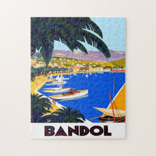 reisillustratie Cote D'Azur Legpuzzel