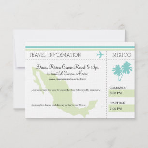 Reisinformatie Instapkaart NAAR MEXICO Kaart