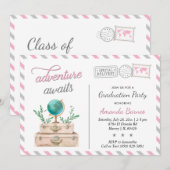 Reiskoffer Graduation Party Adventure wacht op u Kaart (Voorkant / Achterkant)