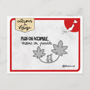 Reislessen: Japans minimalisme Briefkaart