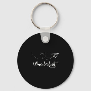 Reislust - Reizen - Motiverende Grafische T-shirt Sleutelhanger