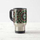 Reismok met Italiaanse kleuren Design Reisbeker (Voorkant links)