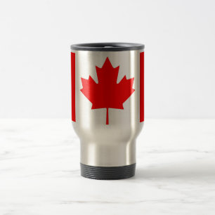 Reismok met vlag van Canada Reisbeker