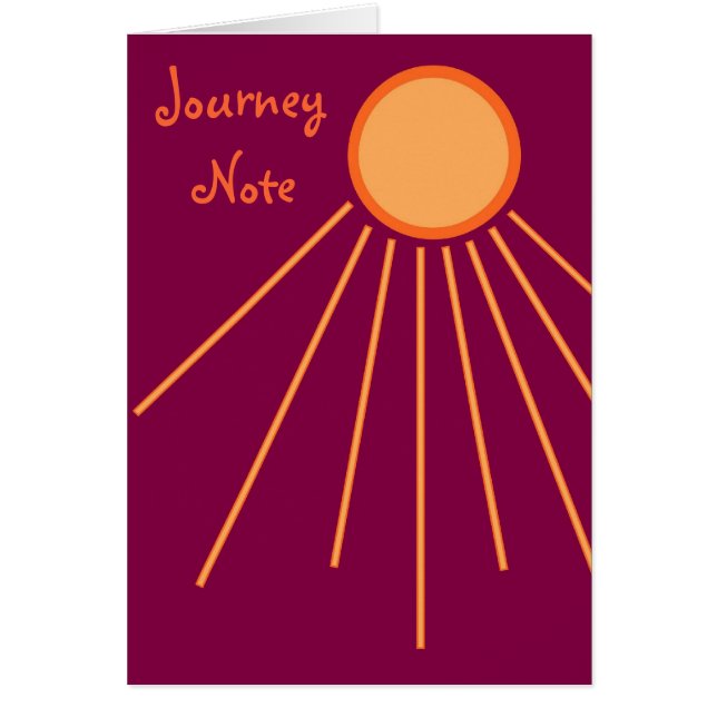 Reisnotitie (Voorkant)