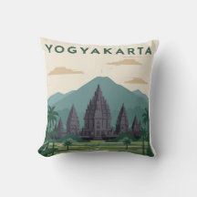 Reispapieren Yogjakarta Indonesië Reisposter