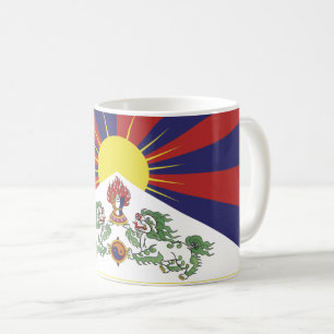 Reispartij Tibet en Tibetaanse vlag/Himalaya Koffiemok