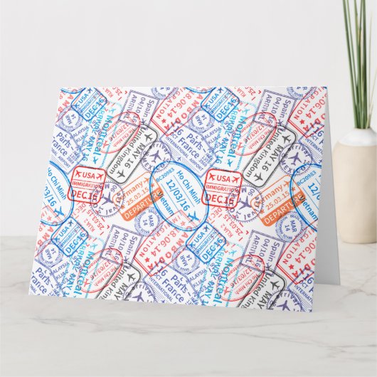 Reispictogram Kaart (Voorkant)