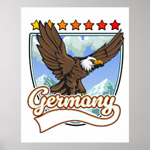 Reispleister Duitsland Poster