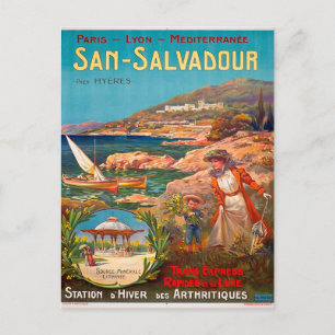 reisposter 1900 San Salvadour Briefkaart
