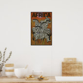 reisposter Afrika Poster (Keuken)