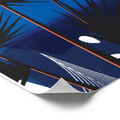 Reisposter Akureyri IJsland Poster (Hoek)