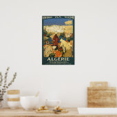 Reisposter Algerije Afrika Kunst Afrikaanse Print (Keuken)