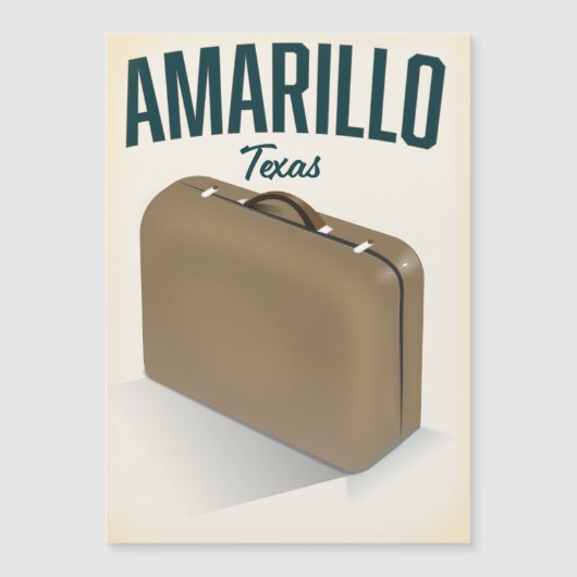Reisposter Amarillo texas (Voorkant)