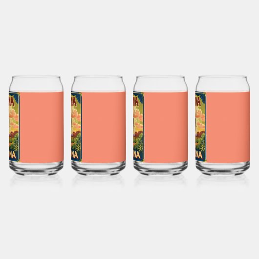 Reisposter Arizona Blikvorm Glas (Links)