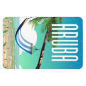 Reisposter Aruba Hammock Magneet (Horizontaal)