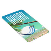 Reisposter Aruba Hammock Magneet (Rechterzijde)