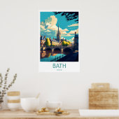 Reisposter Bath Engeland 1 Poster (Keuken)