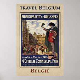 Reisposter België (1923) Poster