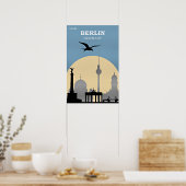 Reisposter Berlijn, Duitsland Poster (Keuken)