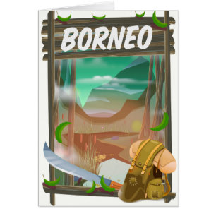 Reisposter Borneo Oerwoud