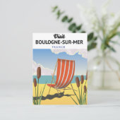 Reisposter Boulogne-sur-Mer Briefkaart (Staand voorkant)