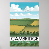 Reisposter Cambridge Train Poster (Voorkant)