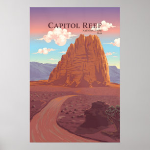 Reisposter Capitol Reef National Park Poster