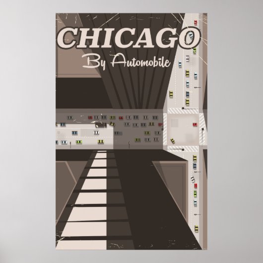 Reisposter Chicago City Poster (Voorkant)