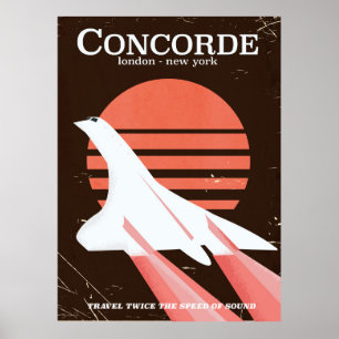 reisposter Concorde Poster