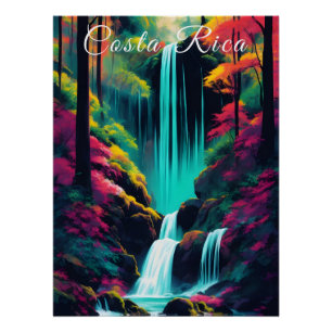 Reisposter Costa Rica Jungle Perfect Poster