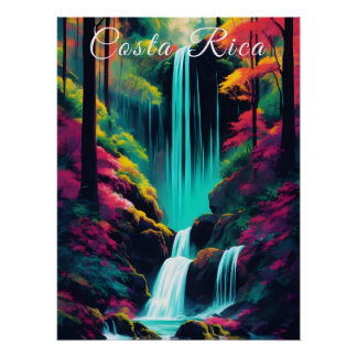 Reisposter Costa Rica Jungle Perfect Poster