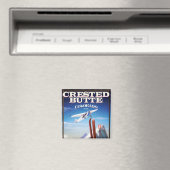 Reisposter Crested Butte Colorado Magneet (Insitu (Vaatwasser))