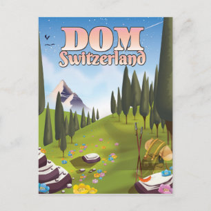 Reisposter Dom Zwitserland Briefkaart