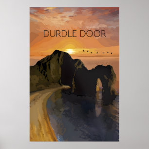Reisposter Durdle Door Poster