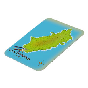 Reisposter Elba Italië Magneet