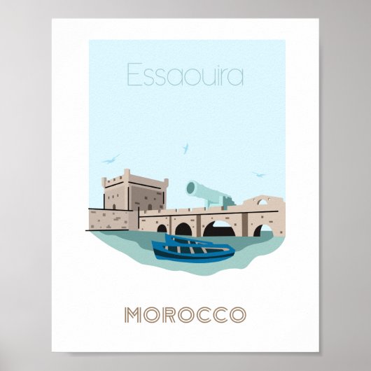 Reisposter Essaouira - marokko Poster (Voorkant)