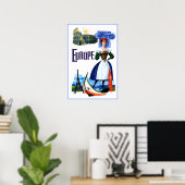 Reisposter Europa Poster (Thuiskantoor)