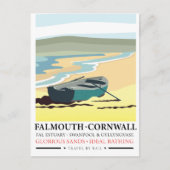 Reisposter Falmouth Cornwall Briefkaart (Voorkant)