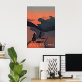 Reisposter Fietstoerisme Poster (Thuiskantoor)