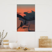 Reisposter Fietstoerisme Poster (Keuken)
