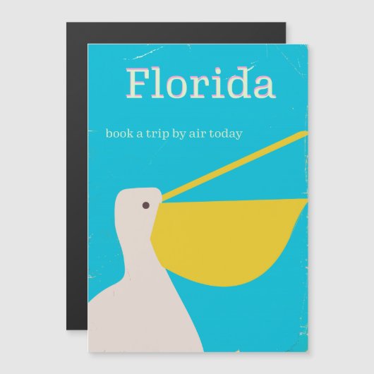 reisposter Florida Pelican (Voorkant / Achterkant)