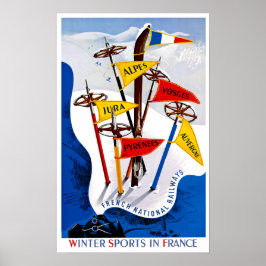 Reisposter Frankrijk Poster