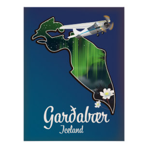 Reisposter Garðabær IJ Perfect Poster