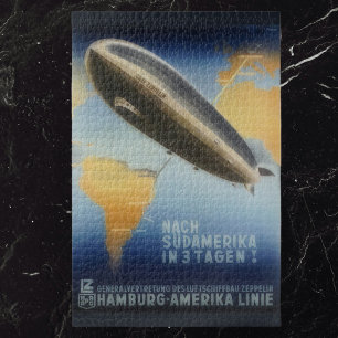  reisposter Graf Zeppelin Puzzle Legpuzzel
