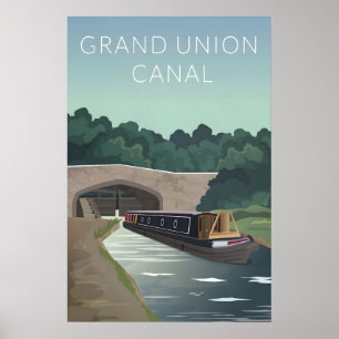 Reisposter Grand Unionkanaal Poster