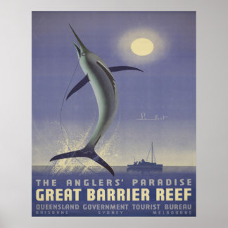 Reisposter Groot Barrièrerif Poster