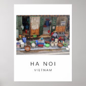 Reisposter, Ha Noi Vietnam, Poster (Voorkant)