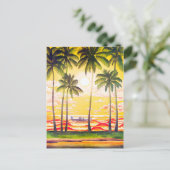  reisposter Hawaii Briefkaart (Staand voorkant)