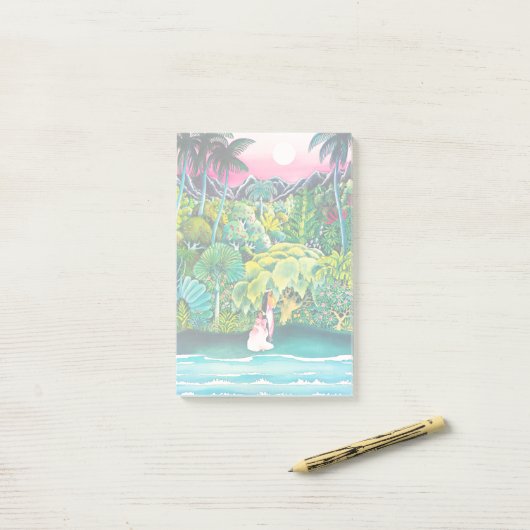  reisposter Hawaii Post-it® Notes (Op bureau)