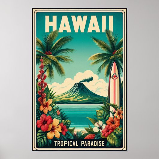 reisposter Hawaii Poster (Voorkant)